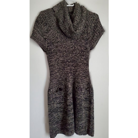 Sweater dress, Roll neck, Grey - Picture 3 of 5